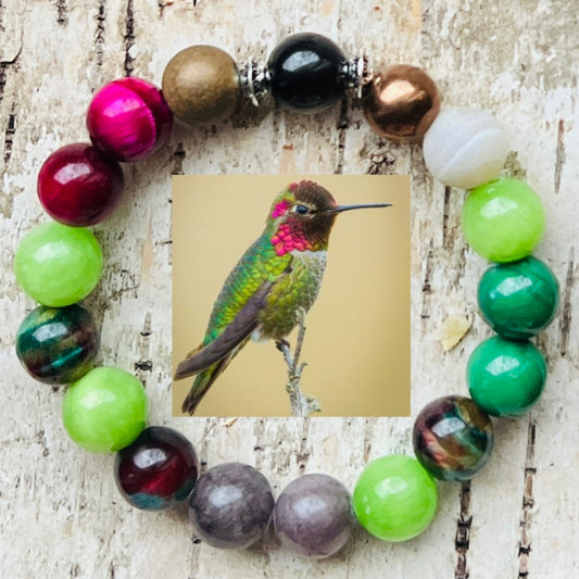 Anna's Hummingbird Bracelet