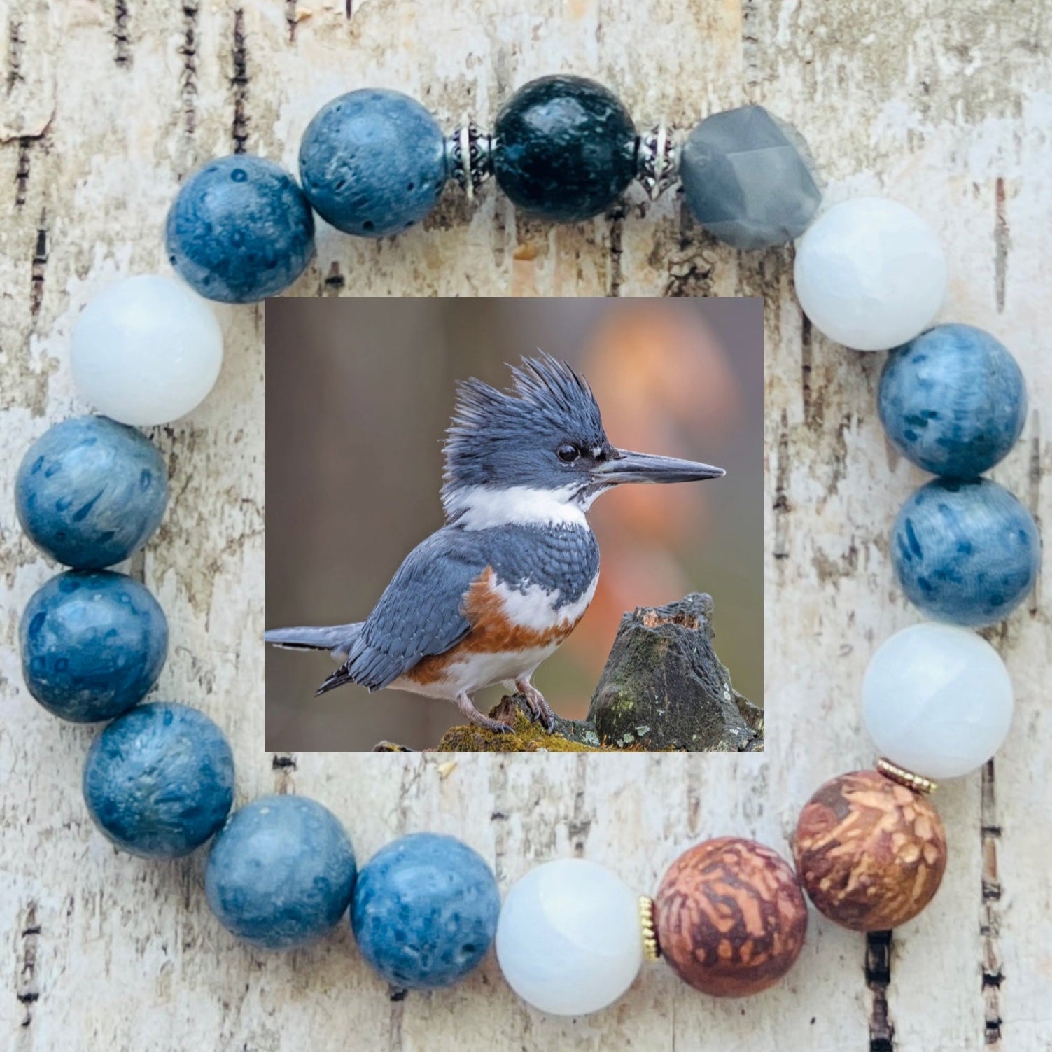 Belted Kingfisher Bracelet