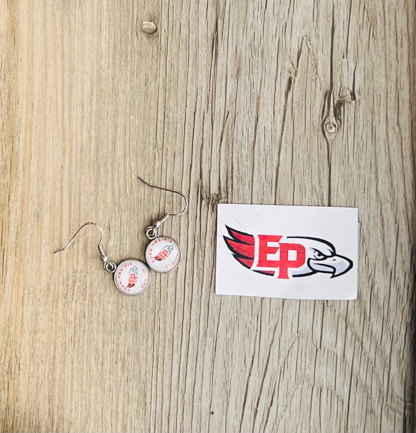 Eden Prairie Eagles Charm Earrings