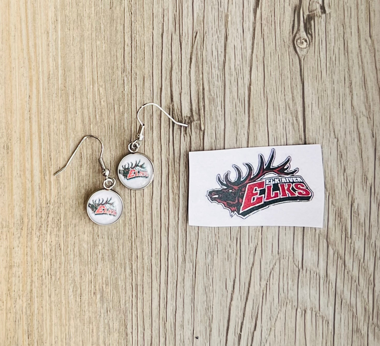 Elk River Elks Charm Earrings