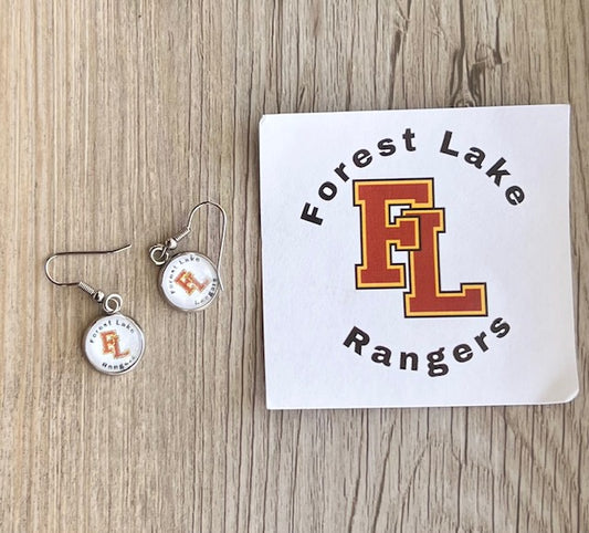 Forest Lake Rangers Charm Earrings