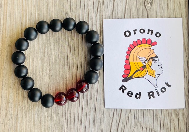 Orono Red Riot 10mm Matte Black