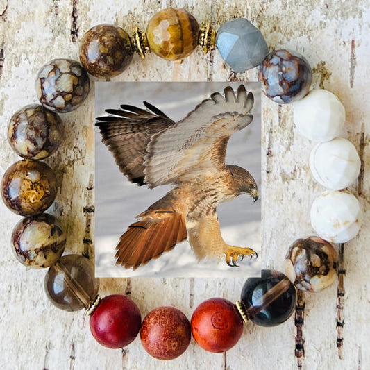 Red Tailed Hawk Bracelet