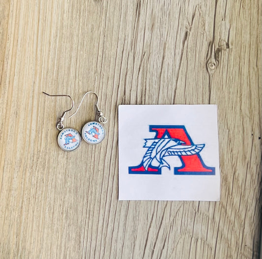 Armstrong Falcons Charm Earrings