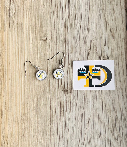 DeLaSalle Islanders Charm Earrings