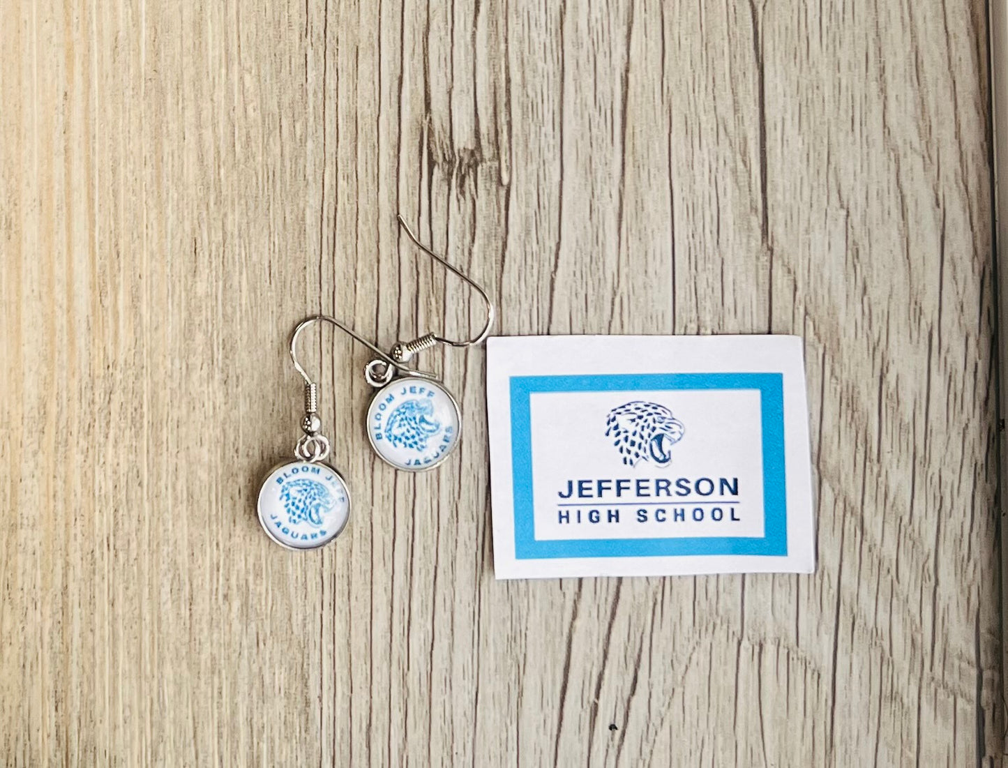 Bloomington Jefferson Jaguars Charm Earrings